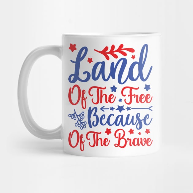 Land of The Free Because of The Brave by hallyupunch